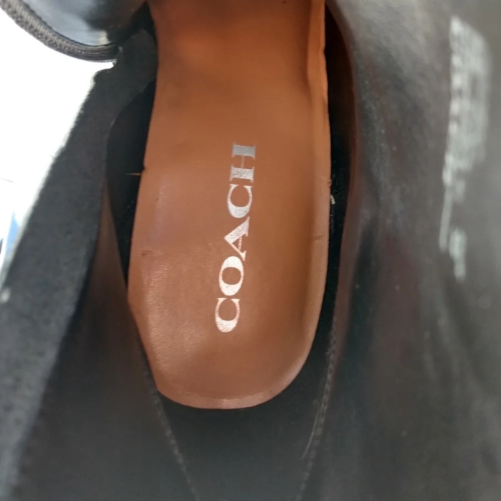 Coach Soft Calfskin Leather Heeled Booties - Picture 13 of 16